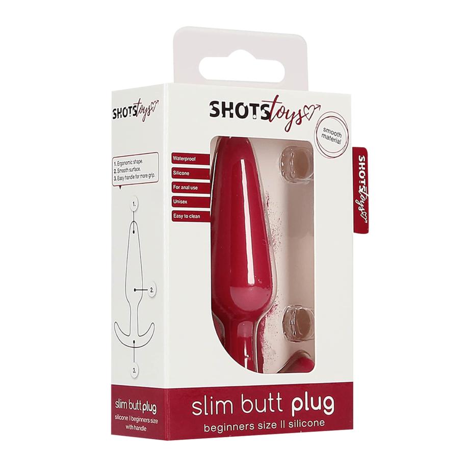 Shots Slim Butt Plug 8,3 cm -