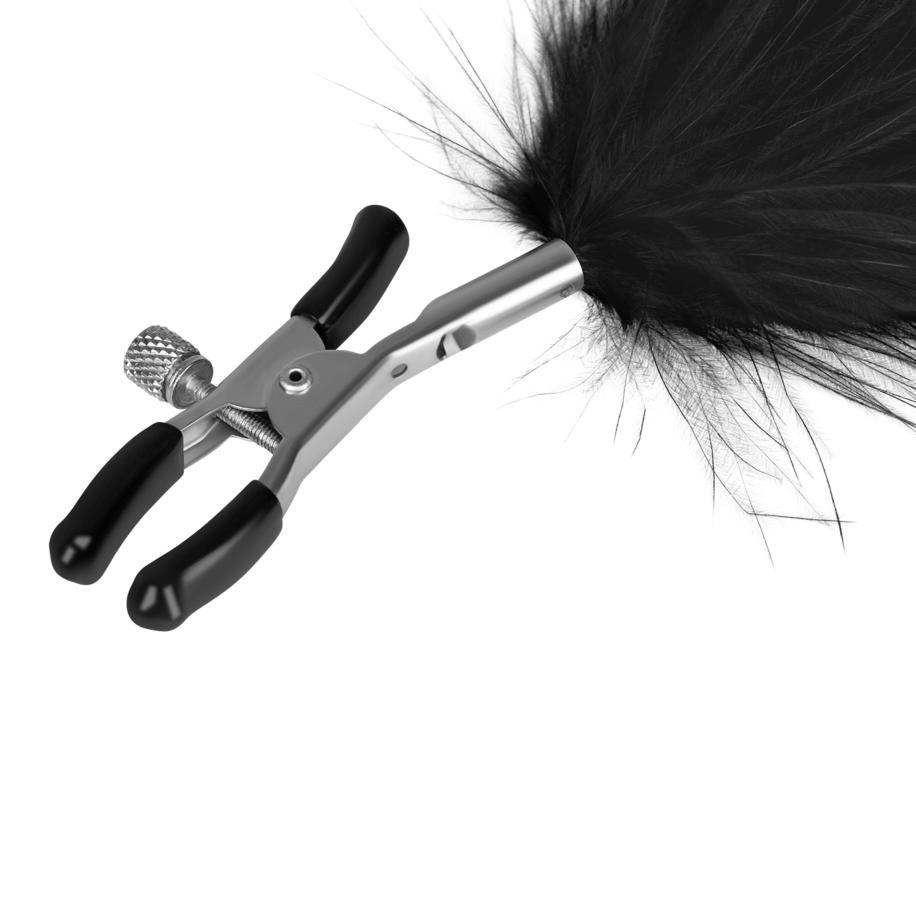 Guilty Pleasure Feathered Nipple Clamps -