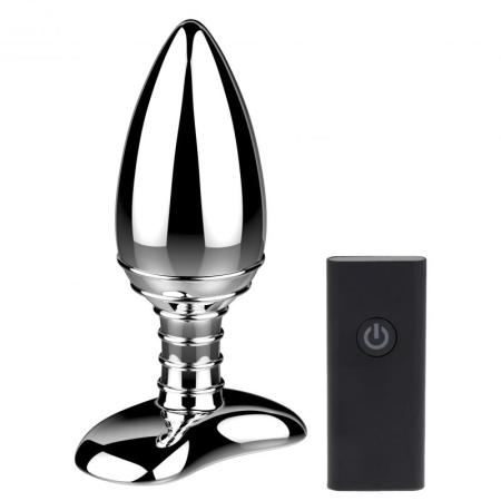 Nexus Cestos Vibrerende Aluminium Buttplug Met Afstandsbediening