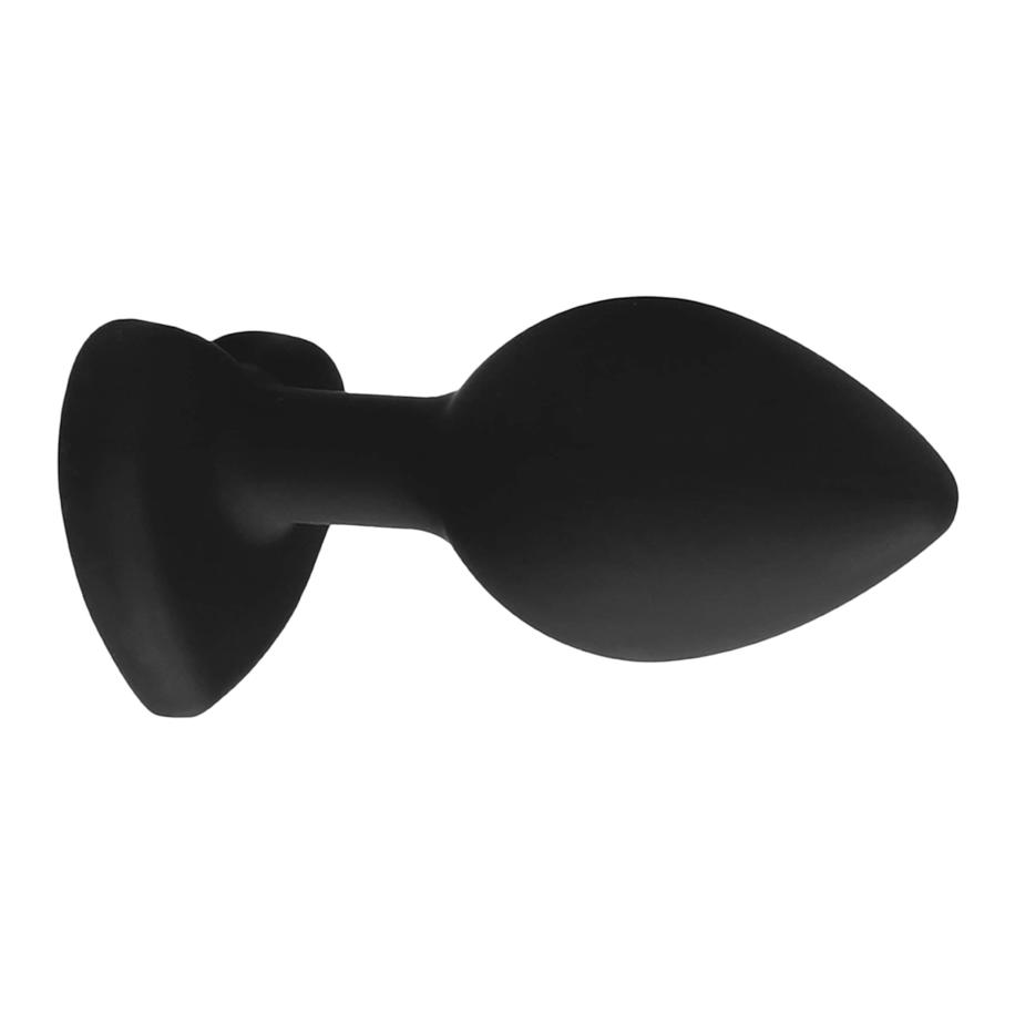 Ouch! Large Diamond Heart Butt Plug 8 cm -