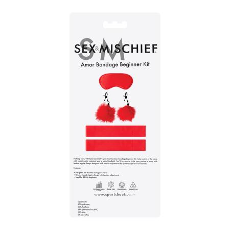 Sportsheets Sex & Mischief - Amor Bondage Beginner Kit 5 delen