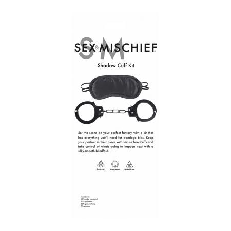 Sportsheets Sex & Mischief - Shadow Cuff Kit 2 delen