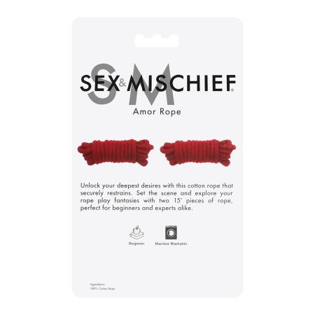 Sportsheets Sex & Mischief - Amor Rope 2 x 4,57 m