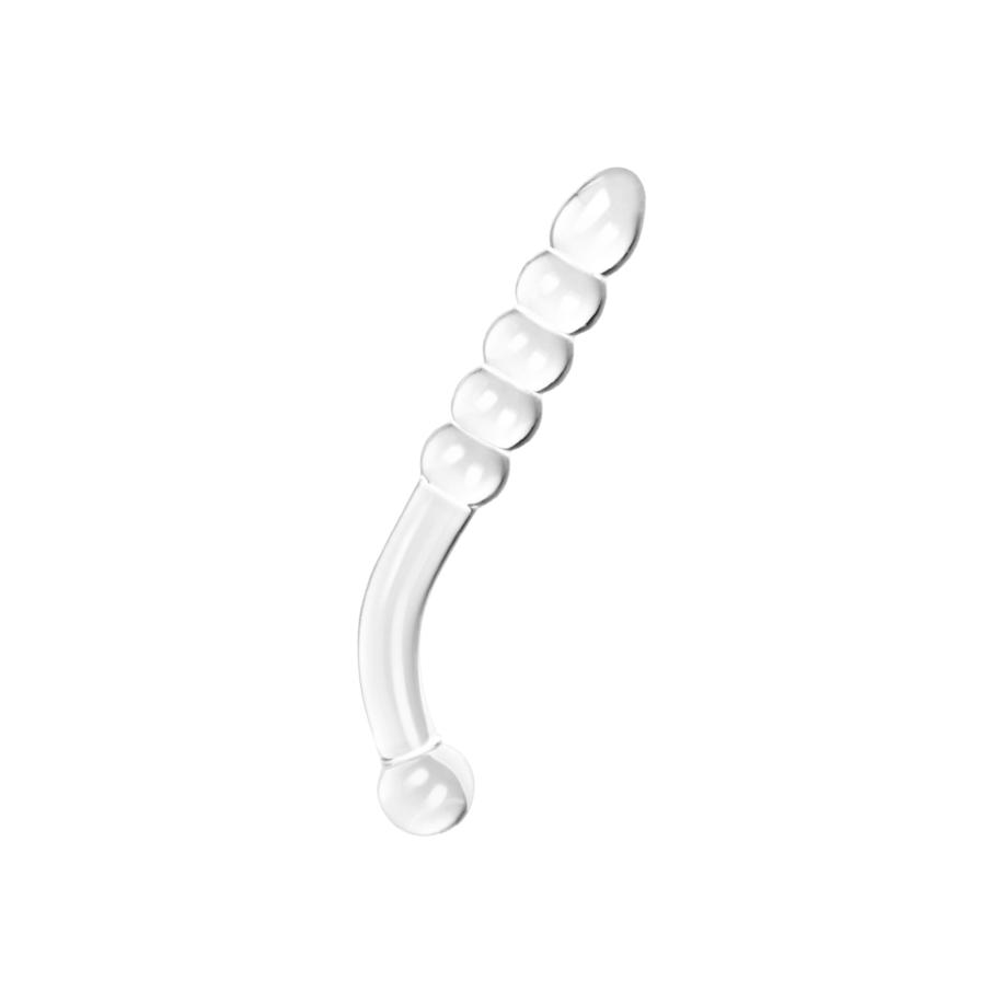 EIS Gekromde glazen dildo 23 cm -