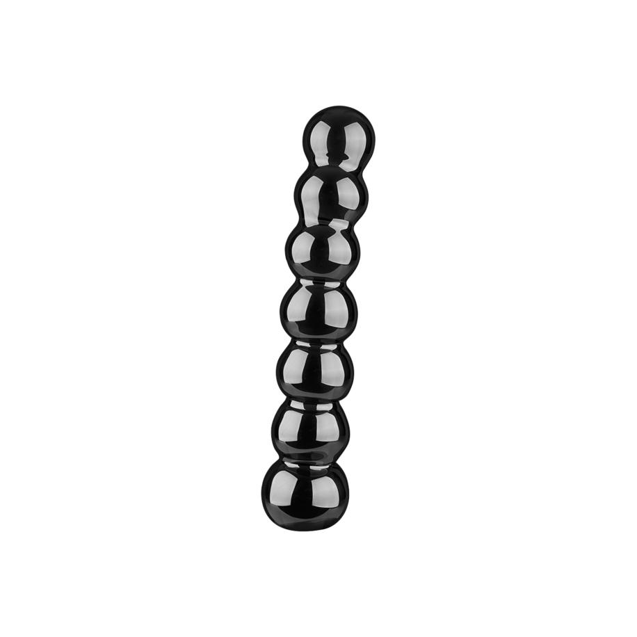 EIS Glazen dildo met bolstructuur 17 cm -