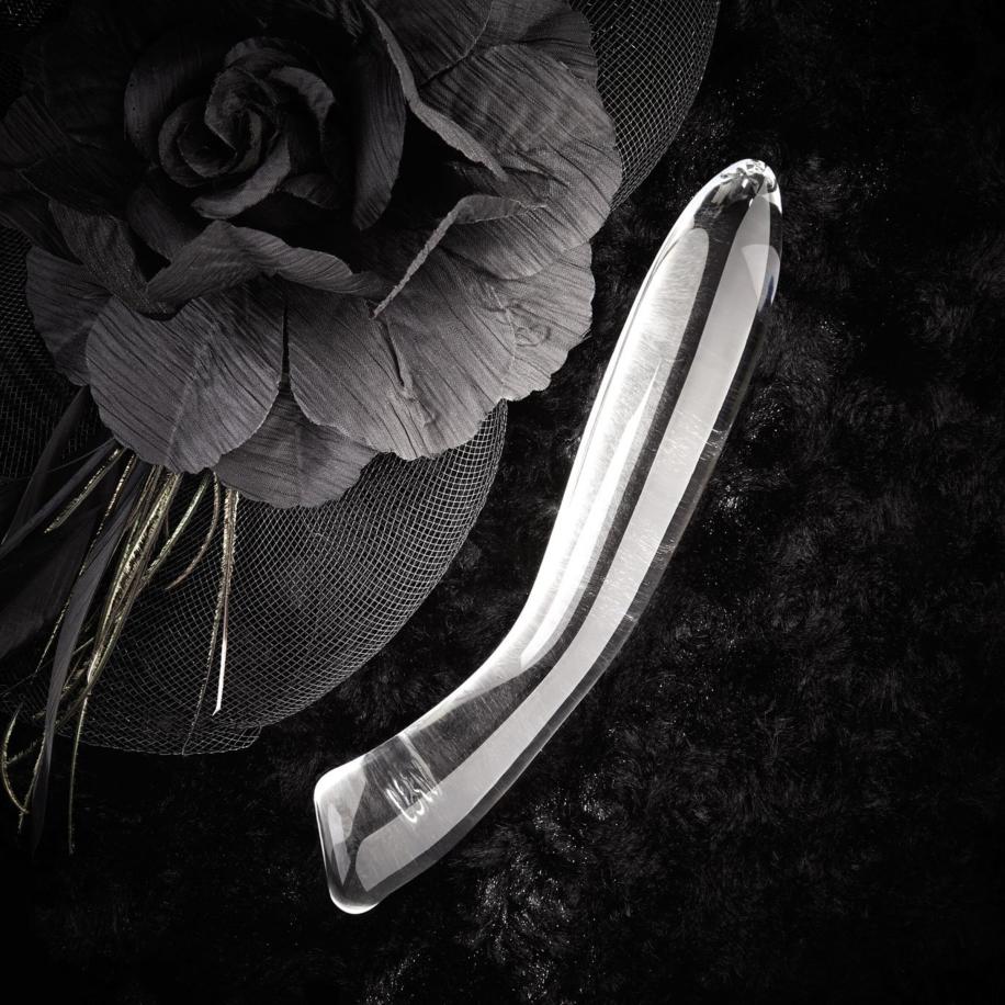 EIS Gekromde glazen dildo 20 cm -