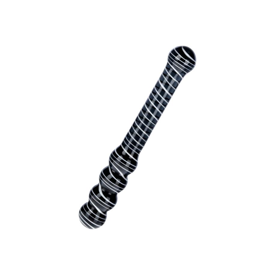 EIS Glazen dildo met bolstructuur 21,5 cm -