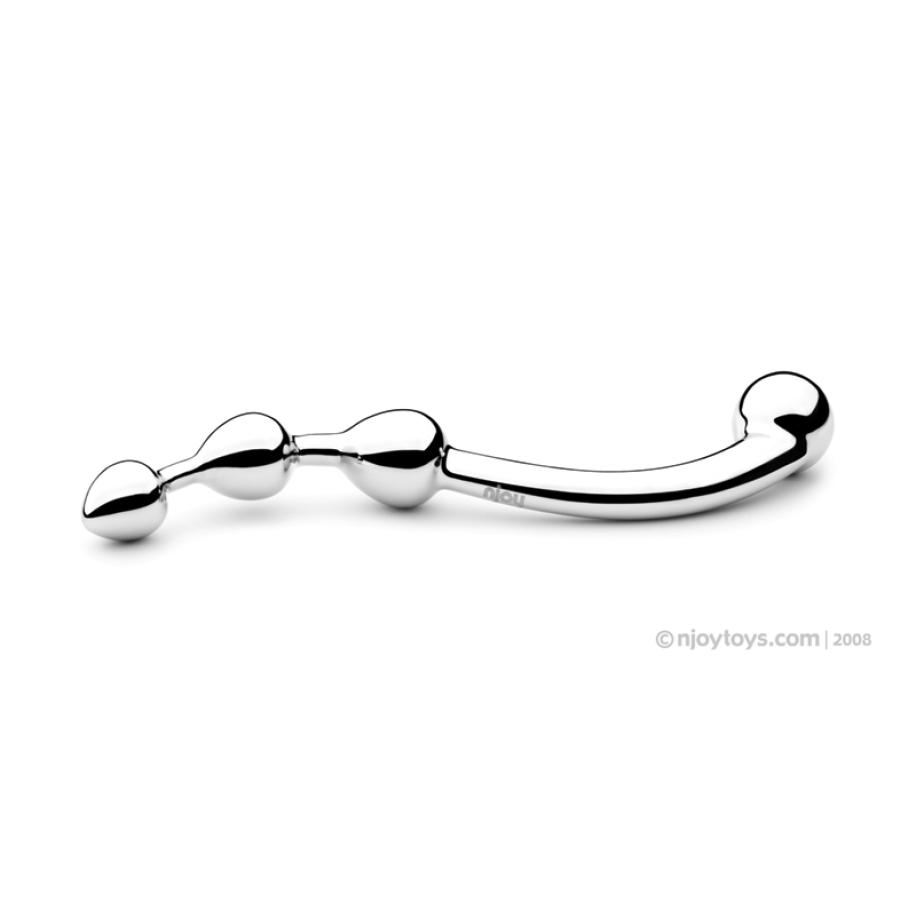Njoy Fun Wand G-Spot/Prostaat Dildo Zilver Zilver
