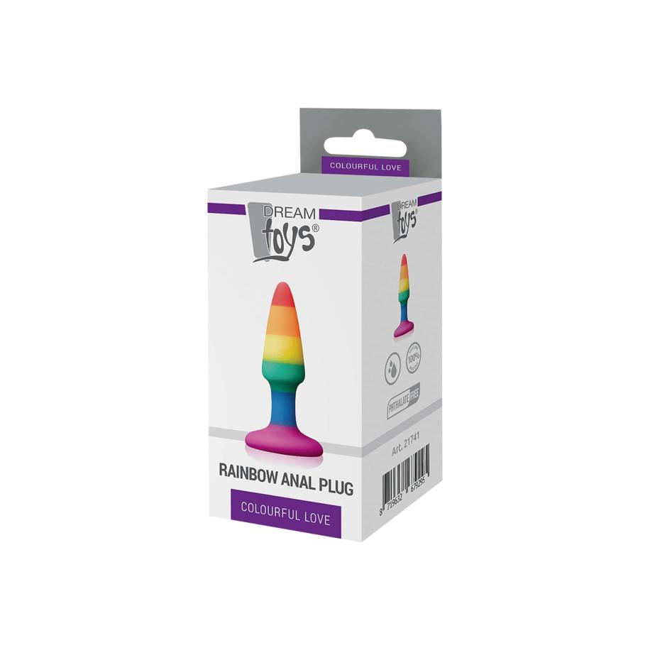 Dreamtoys Rainbow Anal Plug 9 cm -