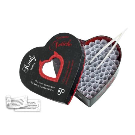 Tease & Please – KINKY HEART Spel – 100 Fetish Challenges (EN-ES)