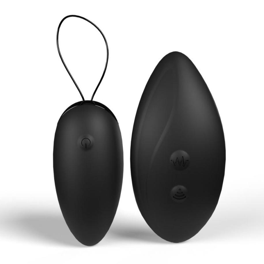 The Screaming O - Premium Dual Vibe Remote & Egg Zwart