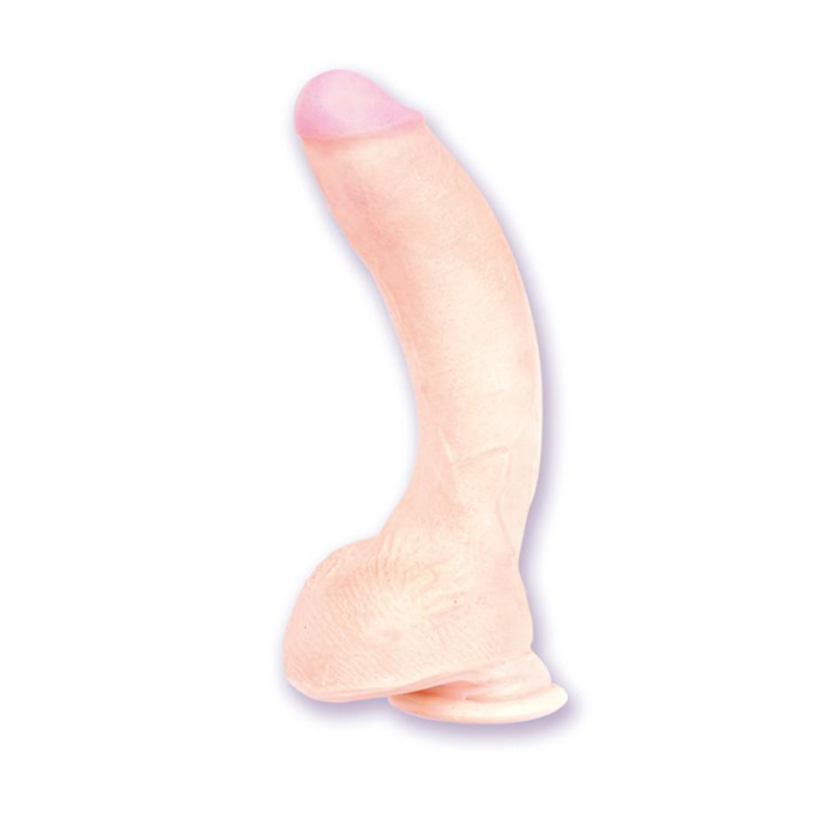 Jeff Stryker Ultra Realistische Dildo Met Balzak - 25.5 cm Bruin