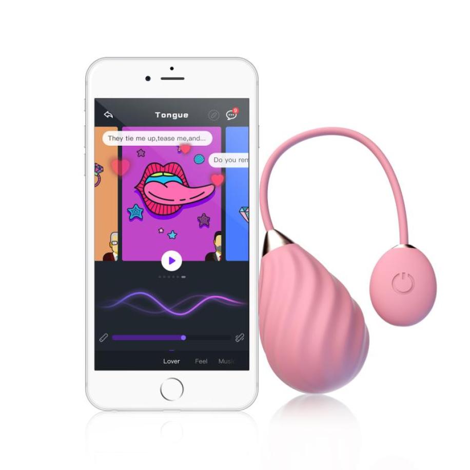 Magic Sundae App Controlled Vibratie Eitje - Roze Roze