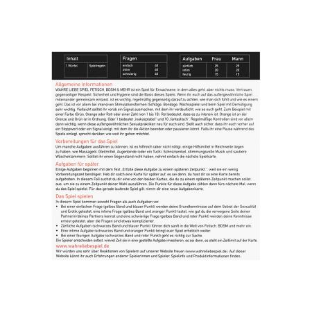 Tease & Please Echte Liefde Spel - Fetisch BDSM & meer