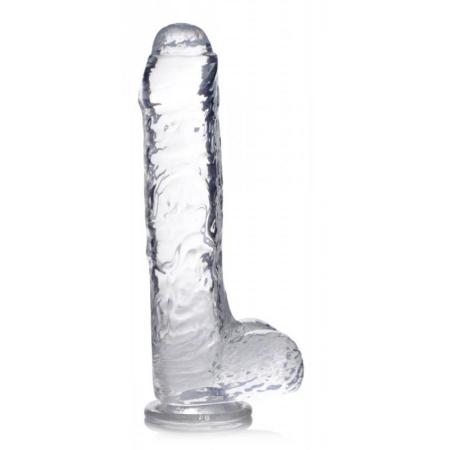 Jock C-Thru Transparante Dildo - 25 cm.