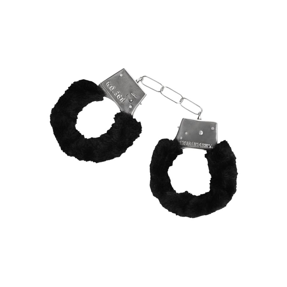 Ouch! Pleasure Furry Wrist Cuffs -