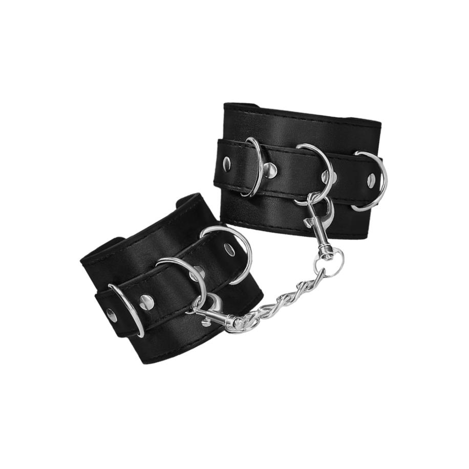 Ouch! Bonded Leather Wrist or Ankle Cuffs -