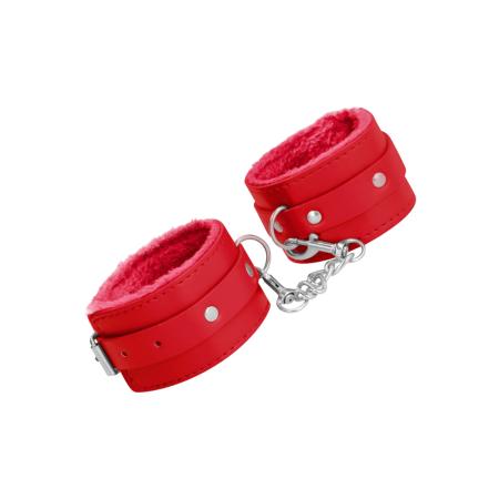 Ouch! Plush Leather Handcuffs