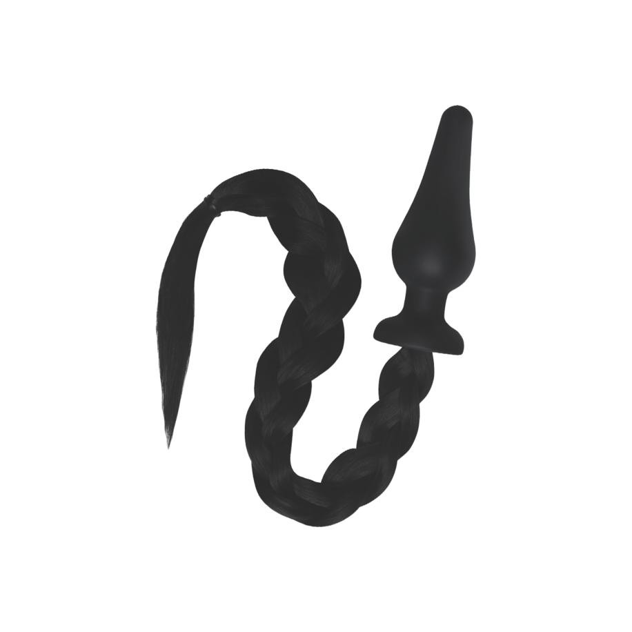 Whipsmart Furry Tailes - Silicone Pony Tail Butt Plug 11,4 cm -