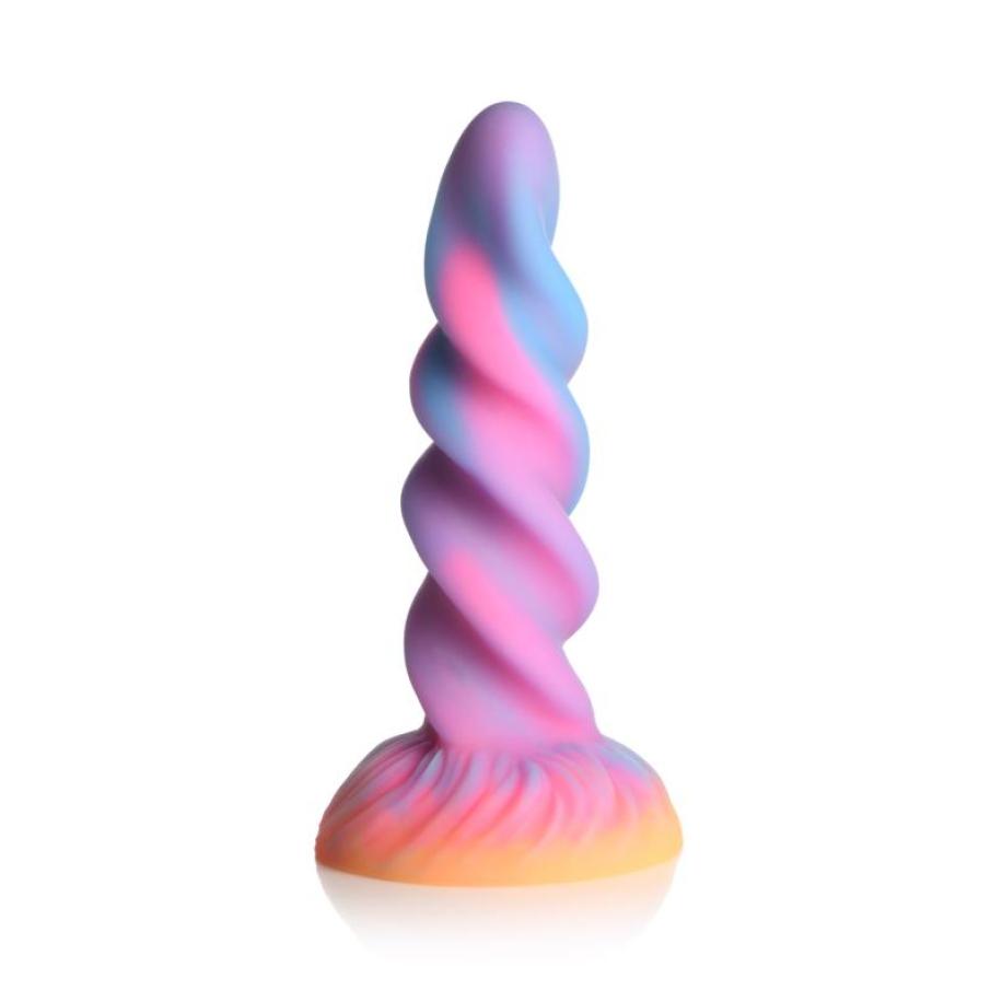 Glow-in-the-Dark Eenhoorn Dildo Roze