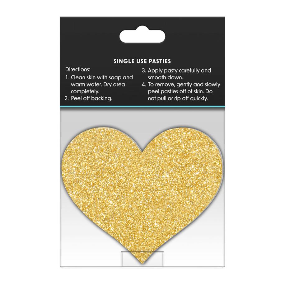 NS Novelties Pretty Pasties - Glitter Hearts 2 paar -
