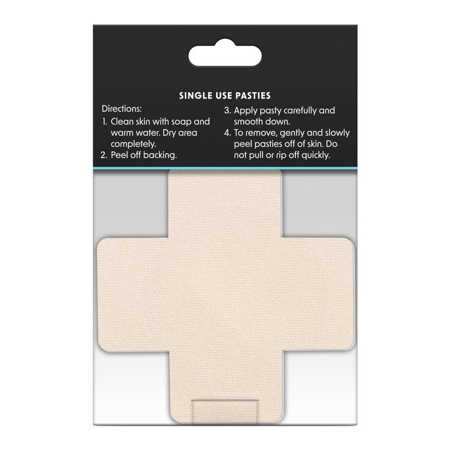 NS Novelties Pretty Pasties - Cross 4 paar -