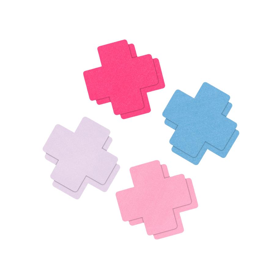 NS Novelties Pretty Pasties - Cross 4 paar -