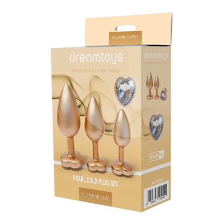 Dream Toys Pearl Plug Set 3 delen