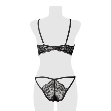 Grey Velvet Erotisch lingerieset 2 delig