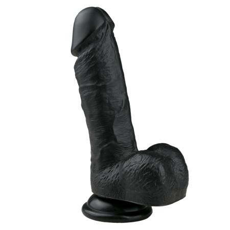 Realistische dildo 17,5 cm - Zwart