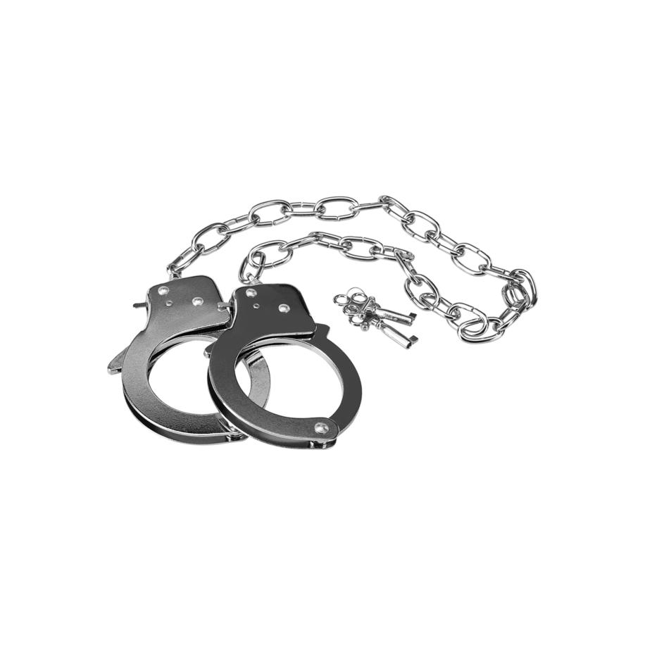 NMC Metalen handboeien verchroomd -