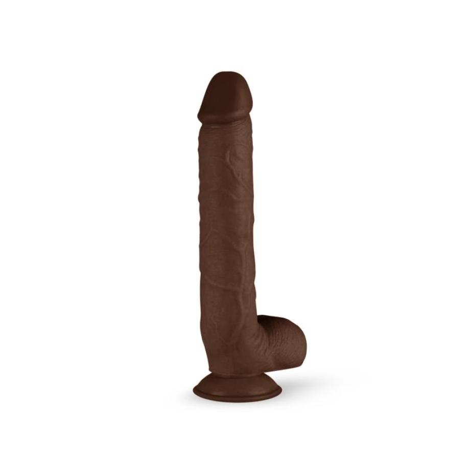 Real Fantasy - Myles Realistische Dildo - 28 cm Bruin