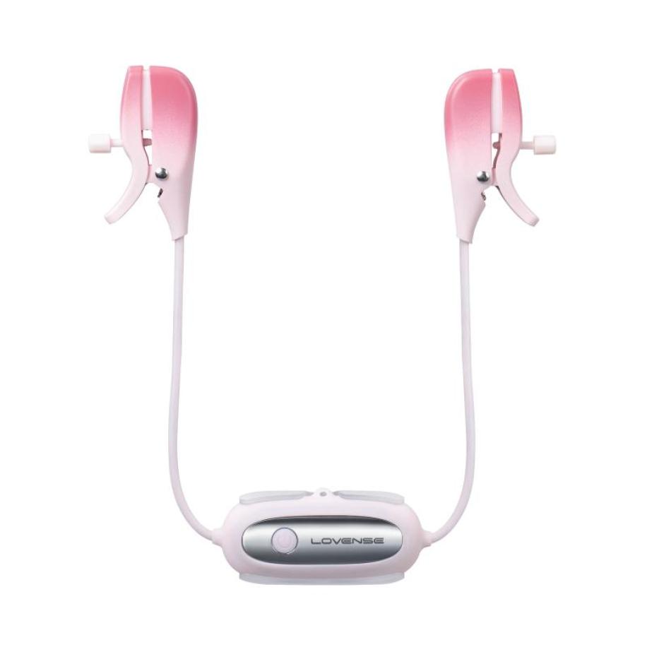 Lovense Gemini Vibrerende Tepelklemmen App Controlled Wit