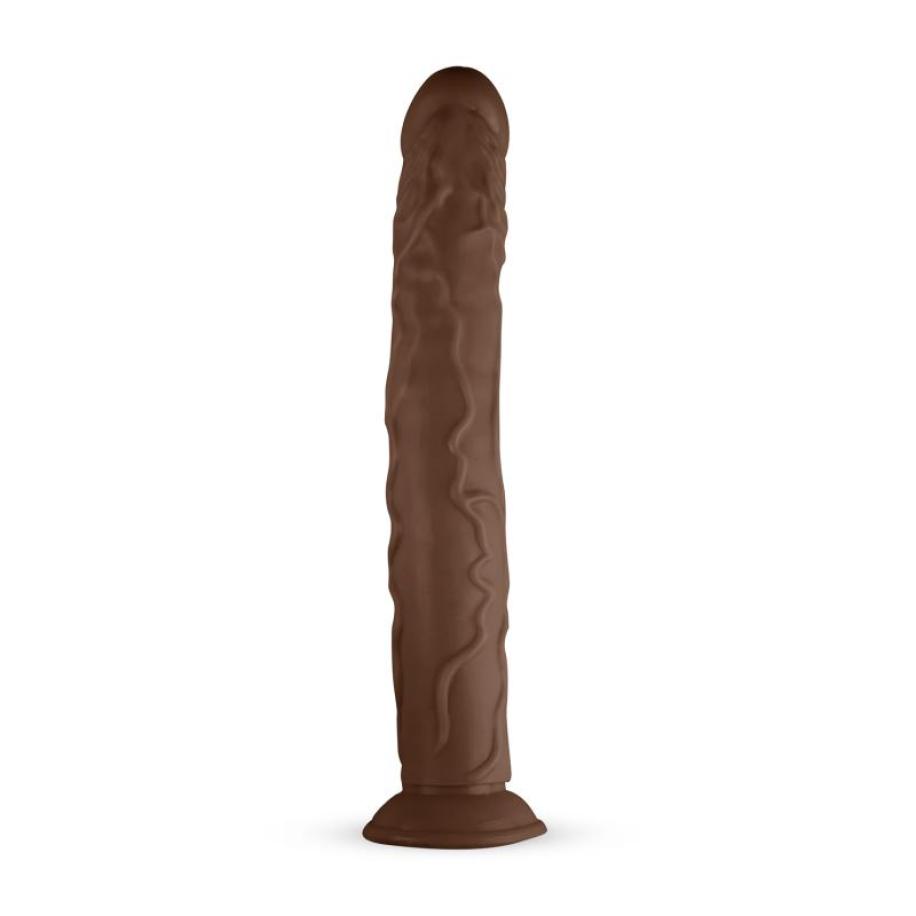 Real Fantasy - David Realistische Dildo - 35 cm Bruin