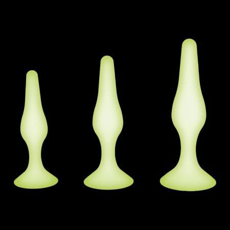 Whipsmart Glow in the Dark - Anal Training Kit 3-delig