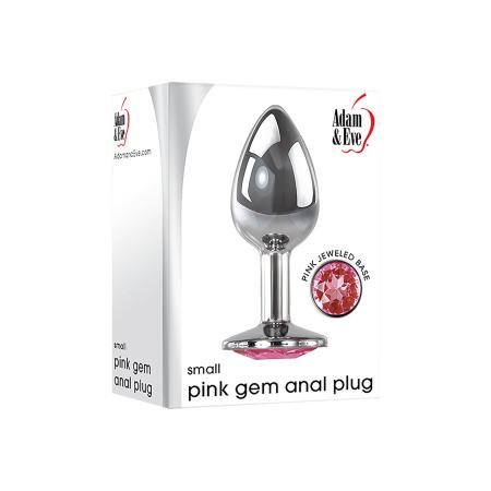 Eve+Adam Small Pink Gem Anal Plug 7 cm