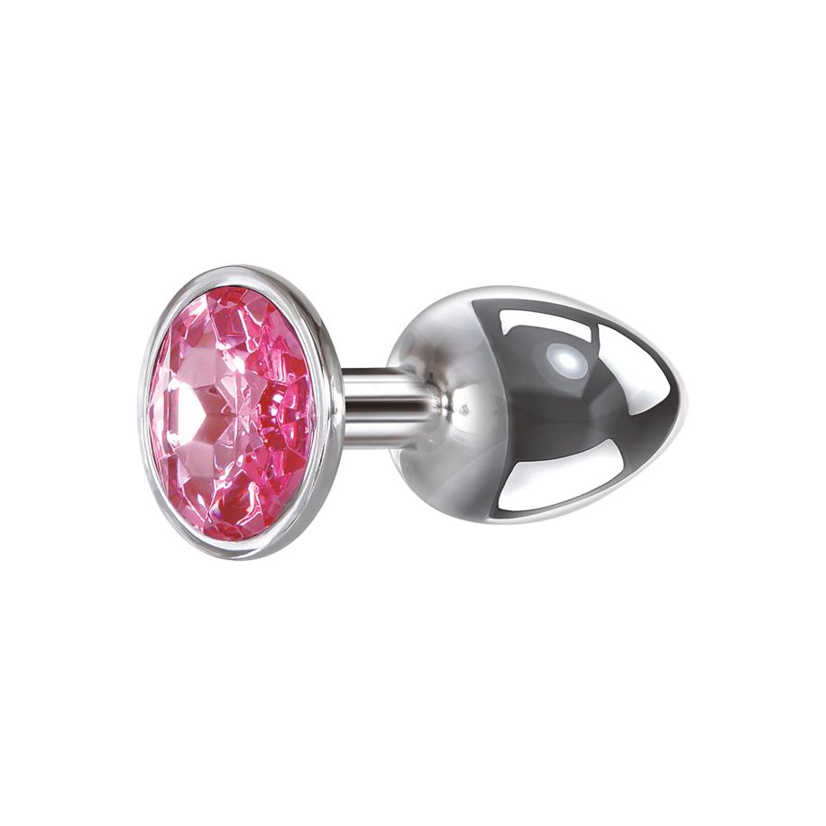 Eve+Adam Medium Pink Gem Anal Plug 8,5 cm -