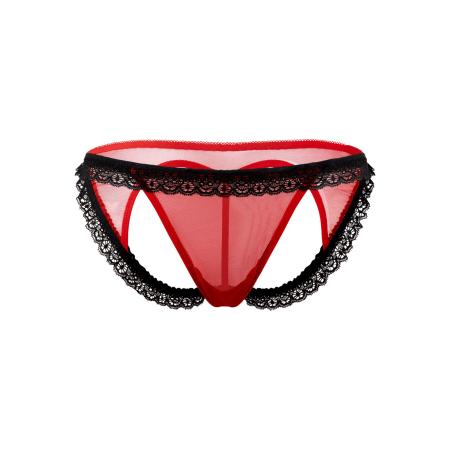 Dreamgirl Ouvert-Slip met hart vormige uitsnijding