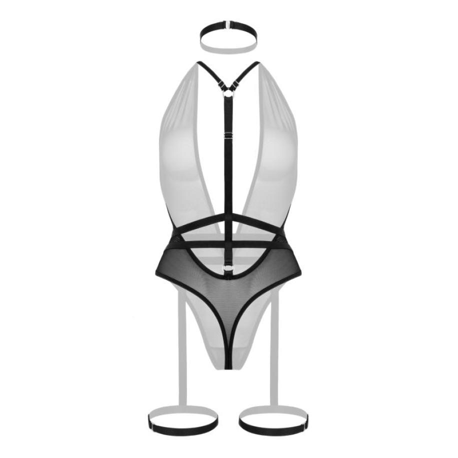 Open kruis Body Gwen - Zwart Zwart