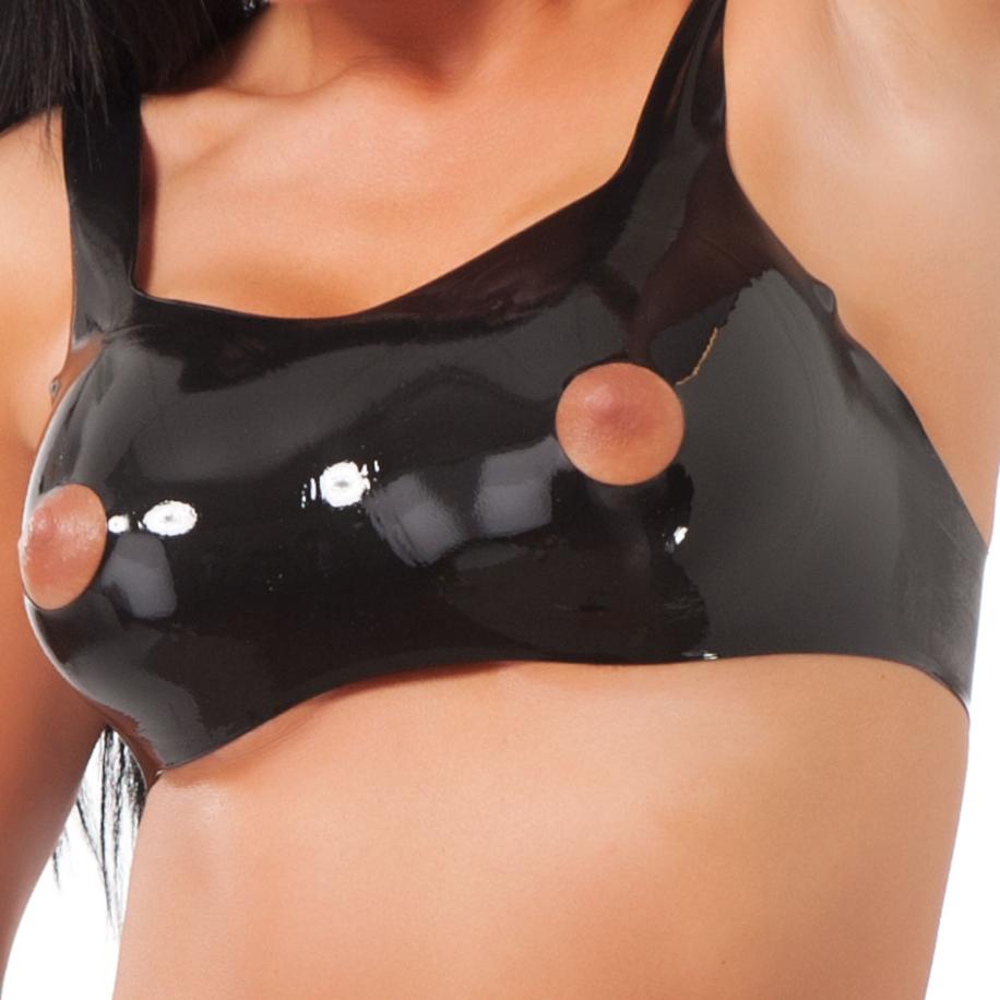 Rimba Latexbustier met uitsparingen -