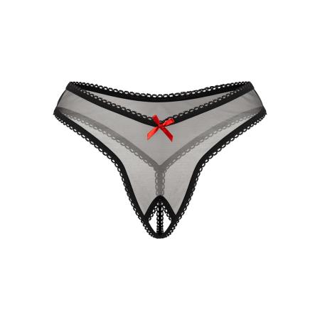 Rimba Chique Ouvert-String met siernaad