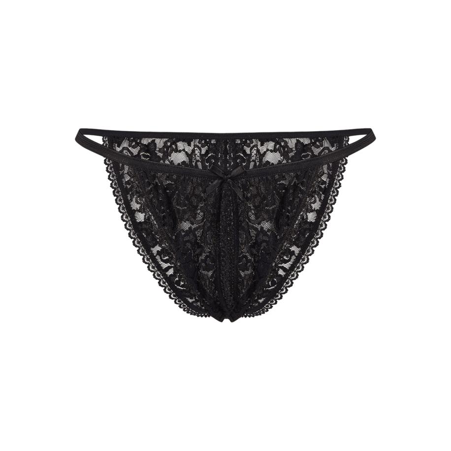 Rimba Open kanten slip met strikjes -