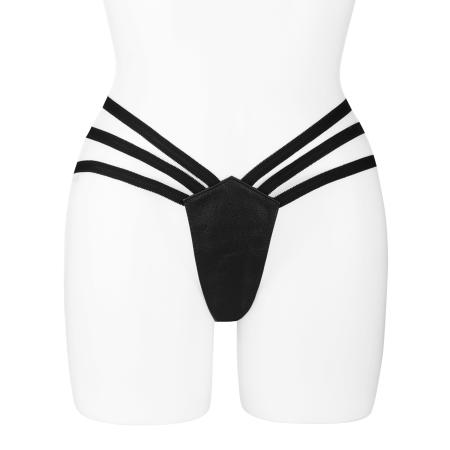 Rimba G-String van leer