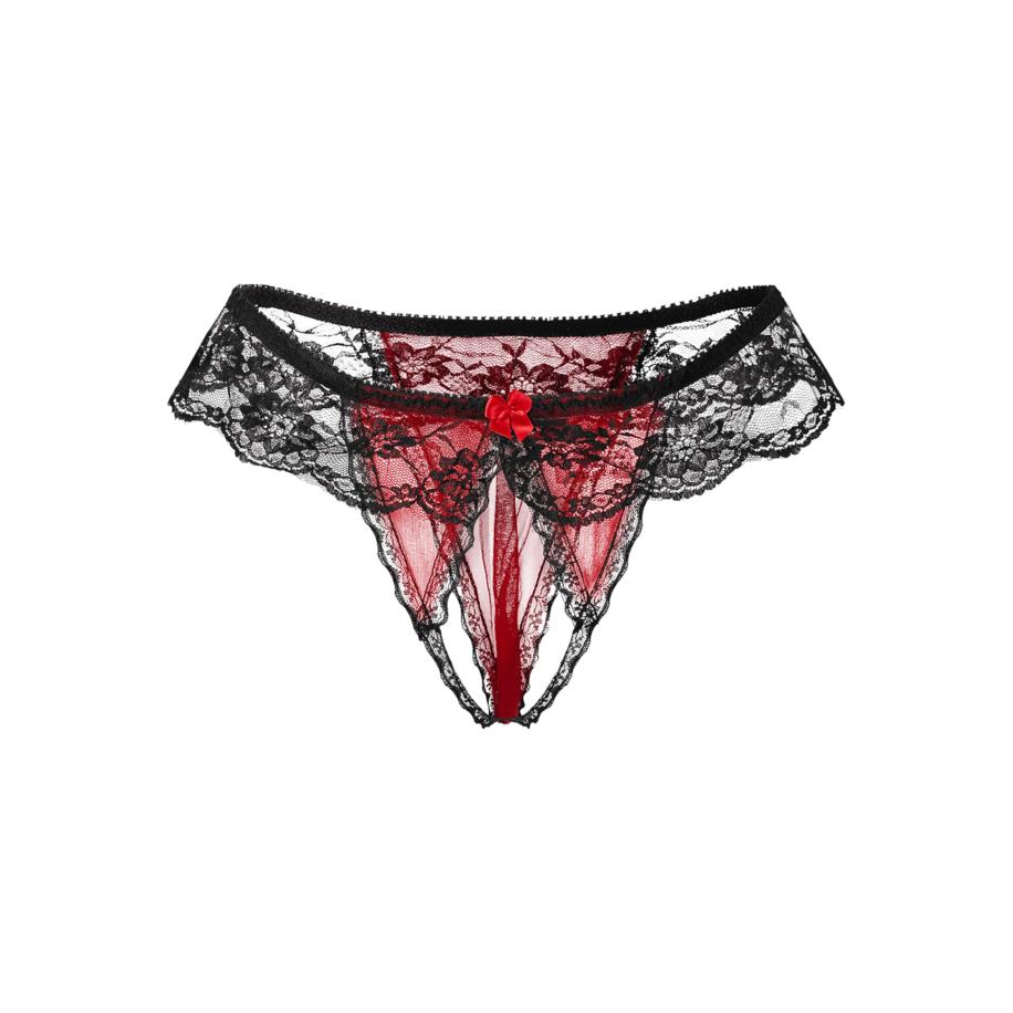 Rimba Ver leidelijke Ouvert-Slip met ruches -