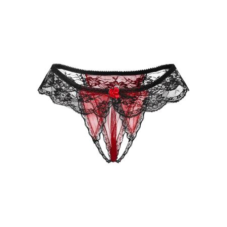 Rimba Ver leidelijke Ouvert-Slip met ruches