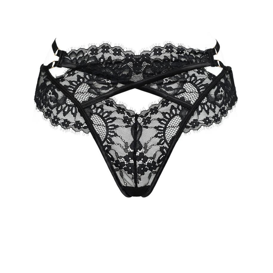 Hunkemöller String Anna Zwart Zwart