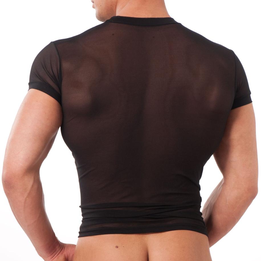 Rimba Transparant T Shirt van mesh -