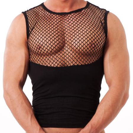 Rimba Nauwsluitend Shirt met mesh inzet