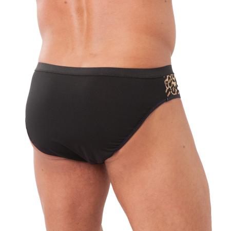 Rimba Sexy luipaardslip met ritssluiting