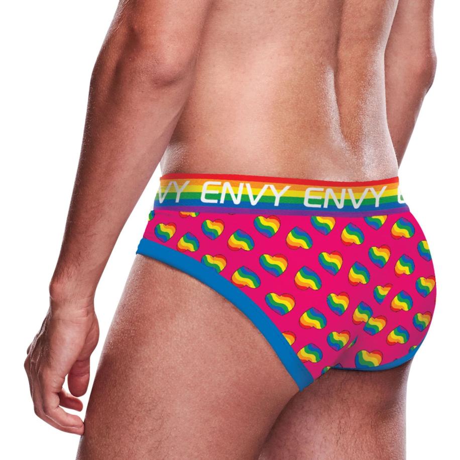 Envy Rainbow Hearts Brief -